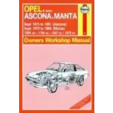  Opel Ascona & Manta – Haynes Publishing idegen nyelvű könyv