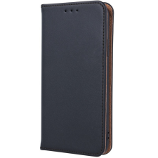 Oppo A17, Oldalra nyíló tok, valódi bőrtok, stand, Smart Pro, fekete tok és táska