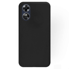 Oppo A17 Telefontok - fekete szilikon hátlap tok tok és táska