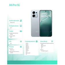 OPPO A6 Pro 5G 256GB mobiltelefon