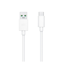 OPPO adatkábel és töltő (USB - Type-C, gyorstöltés támogatás, 100cm) FEHÉR (DL129 / D301) (DL129 / D301) kábel és adapter
