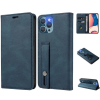  Oppo Reno8 T 4G, Oldalra nyíló tok, stand, kártyatartóval, kézpánttal, Wooze Business Plus, kék