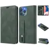  Oppo Reno8 T 4G, Oldalra nyíló tok, stand, kártyatartóval, kézpánttal, Wooze Business Plus, sötétzöl