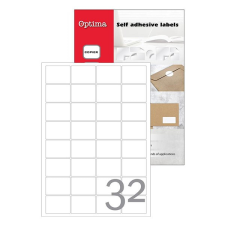 OPTIMA Etikett optima 32124 47,5x35mm 3200 címke/doboz 100 ív/doboz etikett