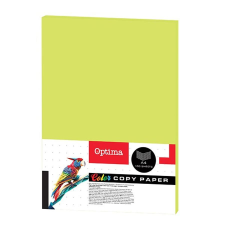 OPTIMA Fénymásolópapír színes OPTIMA A/4 75 g neon zöld 100 ív/csomag fénymásolópapír