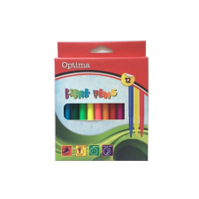 OPTIMA filctoll, 12 darabos készlet filctoll, marker