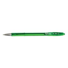 OPTIMA Golyóstoll optima nyomógombos tb 401 0,7 mm zöld 10994 toll