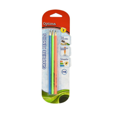 OPTIMA Grafitceruza optima hb háromszögletű 3 db-os ceruza