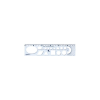OPTIMA Sablon vonalzó OPTIMA kék 30cm