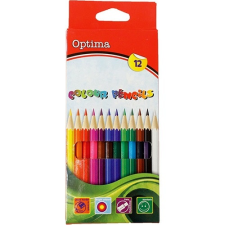 OPTIMA Színes ceruza OPTIMA hatszögletű 12 db/készlet színes ceruza