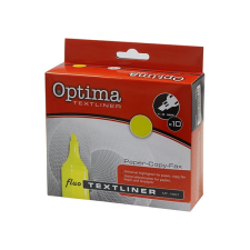 OPTIMA Szövegkiemelő optima sárga filctoll, marker