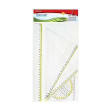 OPTIMA Vonalzókészlet OPTIMA 23cm 4 db-os vonalzó