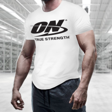 Optimum Nutrition Póló True Strength White XXL férfi póló
