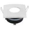 Optonica 2011 spot lámpatest szögletes alumínium GU10 fehér IP65 MAX-35W