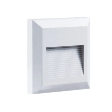 Optonica 7511 LED lépcsővilágító szögletes fehér 2W 3000K 120LM AC100-240V IP65 kültéri világítás