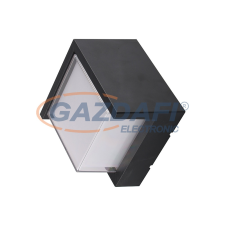 Optonica 7531 LED fali lámpa szögletes fekete 15W 4200K 1500LM AC100-240V IP65 világítás