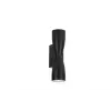 Optonica 7563 Wall Lamp Aluminium IP54 2xGU10 BLACK BODY