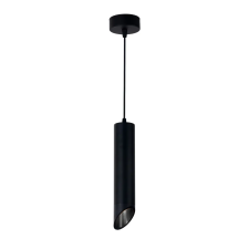 Optonica 9051 függeszték GU10 MR16 alumínium - kívül fekete/belül fekete - 6X30CM világítás
