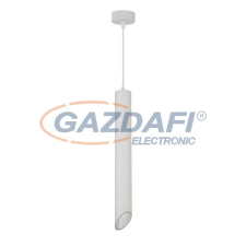 Optonica 9057 függeszték GU10 MR16 alumínium - kívül fehér/belül fehér - 6X50CM világítás
