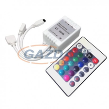 Optonica AC6303 LED szalag távirányító RGB 72W 12V 6A IP20 50x35x20mm villanyszerelés