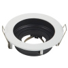 Optonica Beépíthető, kör alakú spot lámpatest, alumínium, GU10-es foglalattal, fehér előlap, maximum 35W IP20