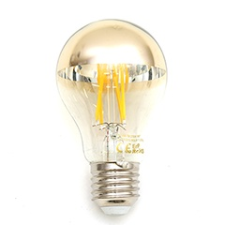 Optonica E27 LED izzó Bulb filament (7W/180°) Körte - meleg fehér - arany izzó