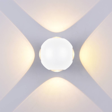 Optonica Fehér fali lámpa,230V, 4W,380LM,3000K - IP54 világítás