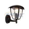Optonica GD9301 falikar, fel, matt fekete, alumínium 1*E27 60W 220V IP44