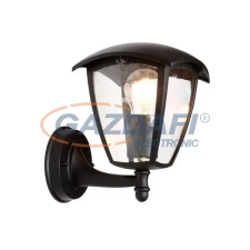 Optonica GD9301 falikar, fel, matt fekete, alumínium 1*E27 60W 220V IP44 kültéri világítás