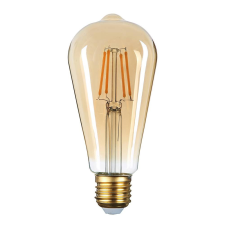 Optonica LED égő, E27, ST64, 8W,700LM, 2500K, aranyozott üvegbúra - dimmelhető izzó