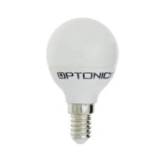Optonica LED gömb, E14, 8.5W, 240°, G45 meleg fehér fény izzó