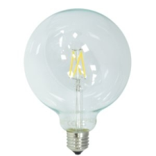 Optonica LED gömb, E27, G125, 4W, 810LM, semleges fehér fény, FILAMENT izzó