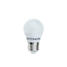 Optonica LED gömb, E27, G45, 4W, meleg fehér fény izzó