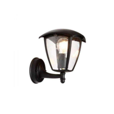 Optonica LED lámpatest , E27-es foglalat , oldalfali , kültéri , matt fekete , IP44 , 9301 kültéri világítás