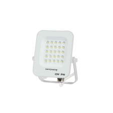 Optonica LED reflektor, 20W, 1800lm, AC230V, fehér ház, 90° IP65 6000K kültéri világítás