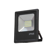 Optonica LED reflektor 20W SMD kültéri semleges fehér fekete (FL20-A1 / 5435) kültéri világítás