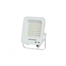 Optonica LED reflektor, 30W, 2700lm, AC230V, fehér ház, 90° IP65 6000K kültéri világítás