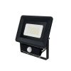 Optonica LED reflektor 30W, SMD fekete, szenzorral, meleg fehér fény - IP66
