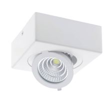 Optonica LED spotlámpa, 12W, COB, falra szerelhető, állítható, négyszögletes, fehér fény világítás
