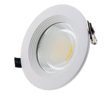 Optonica LED spotlámpa, 30W, COB, kerek, fehér fény világítás