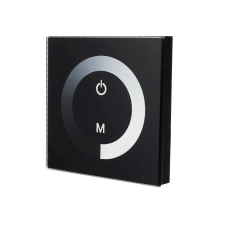 Optonica LED Szalag dimmer RGB szalaghoz fali fekete üvegpanel érintő vezérléssel világítás