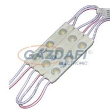 Optonica MO4514 LED modul,piros 1W 12V 80lm 160° 58x12mm IP65 A+ 25000h világítás