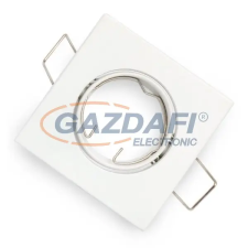 Optonica OT5073 fehér,négyzet spot lámpatest 2db/csomag 82*82*29mm G5.3 világítás
