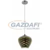 Optonica PD9020 3D üveg függesztett csillár,sirály mintás,króm- 40W E27 200x165mm