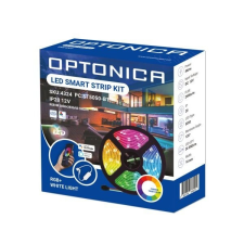 Optonica WIFI LED szalag 60Led/m 4W/m 12V 5050 RGB+W 5m SZETT 4324 világítási kellék