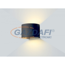 Optonica WL7467 LED falilámpa EPISTAR AC100-240V 6W IP54 480LM fekete 4000K világítás