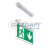 Optonica WW7204 LED lógó vészkijárat lámpa 2W 220-240V 330x225x60mm IP20 A+ 25000h