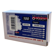 Opus Lamináló fólia OPUS 54x86 mm 125 mikron fényes 100/dob lamináló fólia
