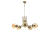 Opviq Chandelier Amber Gold 8783-5