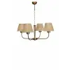  Opviq Chandelier Beige Gold 8983-4
